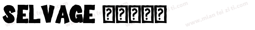 Selvage字体转换