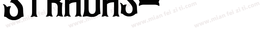 Stradas字体转换