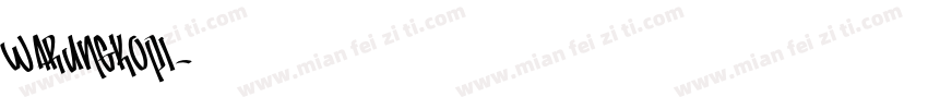 warungkopi字体转换