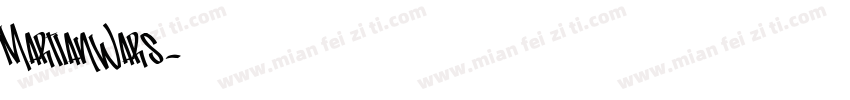 MartianWars字体转换