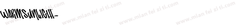 warmsunlight字体转换