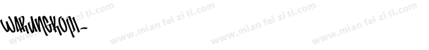 warungkopi字体转换