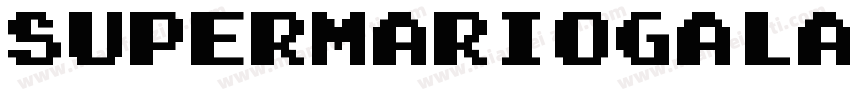 SuperMarioGalaxy字体转换