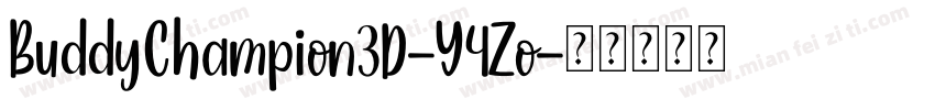 BuddyChampion3D-Y4Zo字体转换