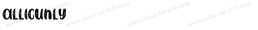 Allicunly字体转换