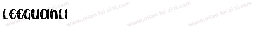 leeguanli字体转换