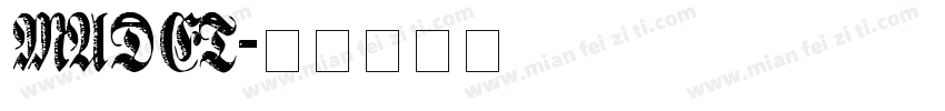 MADET字体转换