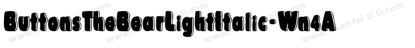 ButtonsTheBearLightItalic-Wn4A字体转换