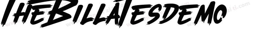 TheBillatesDemo字体转换