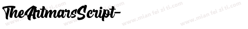 TheArtmarsScript字体转换
