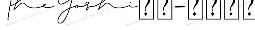 TheYoshi字体字体转换