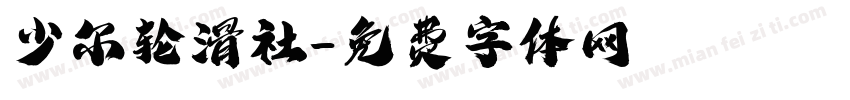 少尔轮滑社字体转换