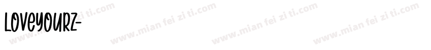 Loveyourz字体转换