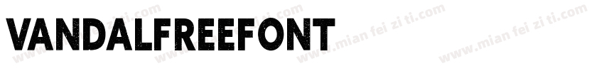 VANDALFreeFont字体转换