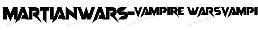 MartianWars字体转换