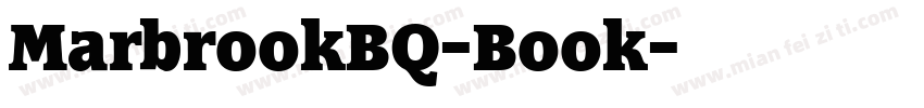MarbrookBQ-Book字体转换