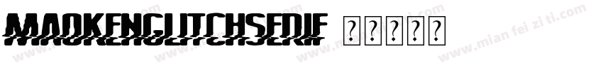 MaokenGlitchSerif字体转换