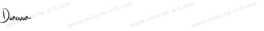 Donavon字体转换