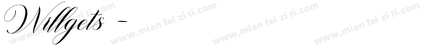 Willgets字体字体转换