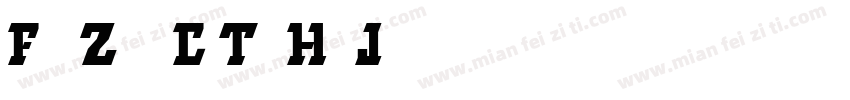 FangZhengCuTanHeiJia字体转换