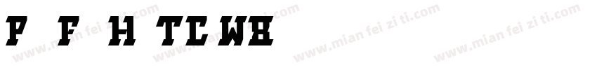 PingFangHeiTC-W8字体转换
