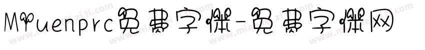 MYuenprc免费字体字体转换