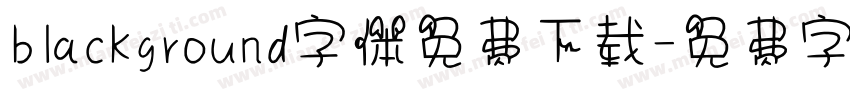 blackground字体免费下载字体转换