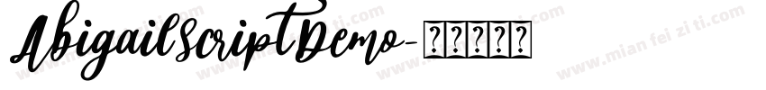 AbigailScriptDemo字体转换