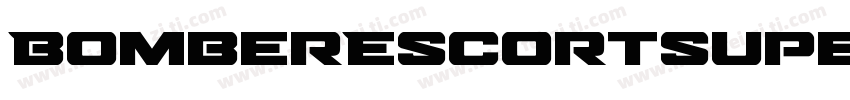 BomberEscortSuperItalic-3za3G字体转换