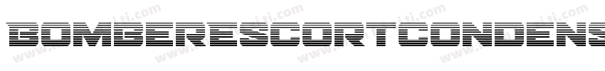 BomberEscortCondenseditalic字体转换