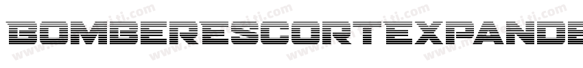 BomberEscortExpanded-jErXl字体转换