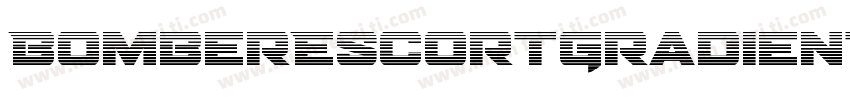 BomberEscortGradientItalic-DOL7m字体转换