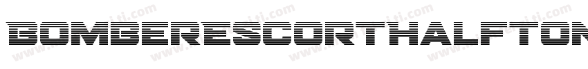 BomberEscortHalftoneItalic-6YyDo字体转换
