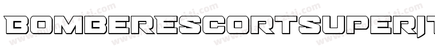 BomberEscortSuperItalic-3za3G字体转换