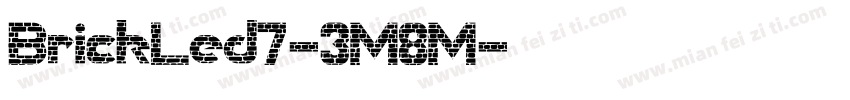 BrickLed7-3M8M字体转换