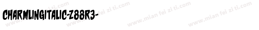 CharmlingItalic-z88R3字体转换