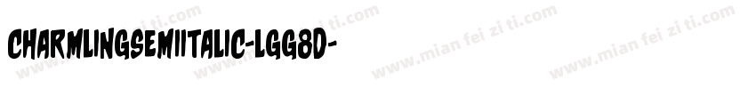 CharmlingSemiItalic-lgg8d字体转换