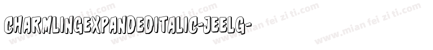 CharmlingExpandedItalic-jEELG字体转换