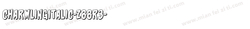 CharmlingItalic-z88R3字体转换