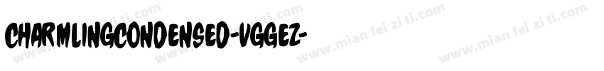 CharmlingCondensed-VGGEZ字体转换