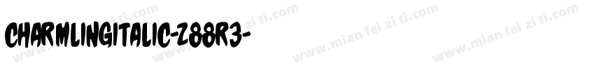 CharmlingItalic-z88R3字体转换