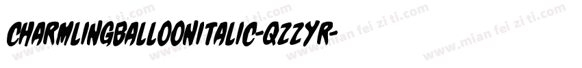 CharmlingBalloonItalic-qZZYr字体转换