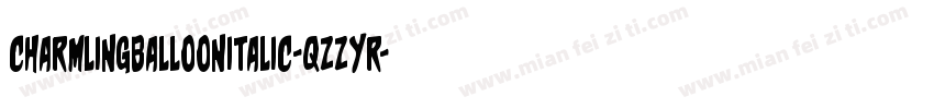 CharmlingBalloonItalic-qZZYr字体转换