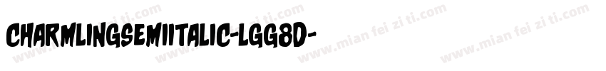 CharmlingSemiItalic-lgg8d字体转换