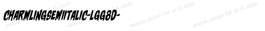 CharmlingSemiItalic-lgg8d字体转换
