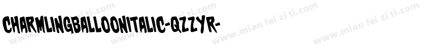 CharmlingBalloonItalic-qZZYr字体转换
