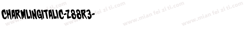 CharmlingItalic-z88R3字体转换
