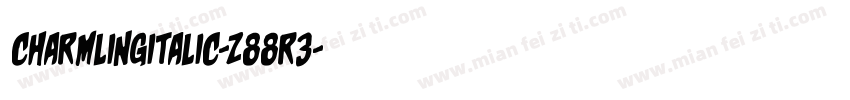 CharmlingItalic-z88R3字体转换
