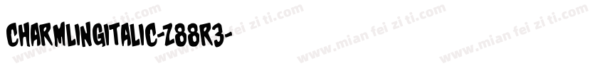 CharmlingItalic-z88R3字体转换