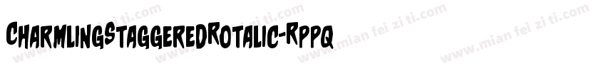 CharmlingStaggeredRotalic-RppqA字体转换